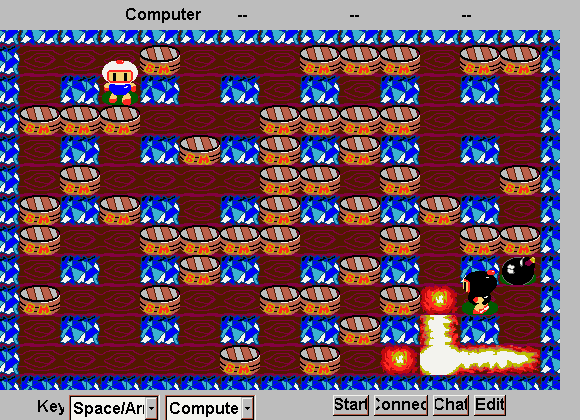 CLICK HERE TO PLAY BOMBERMAN