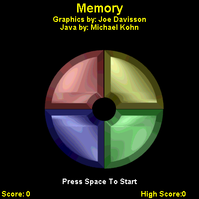 CLICK HERE TO PLAY MEMORY